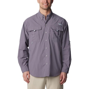 image:imageColumbia Mens PFG Bahama II Long Sleeve Fishing ShirtGranite Purple