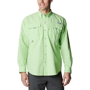 image:imageColumbia Mens PFG Bahama II Long Sleeve Fishing ShirtLime Glow