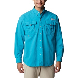 image:imageColumbia Mens PFG Bahama II Long Sleeve Fishing ShirtOcean Teal