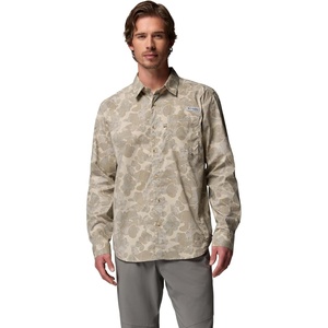 image:imageColumbia Mens PFG Harbor Peak Long Sleeve ShirtFossil Deltawoods
