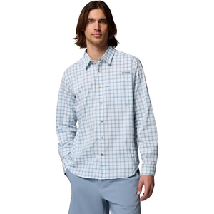 image:imageColumbia Mens PFG Harbor Peak Long Sleeve ShirtMarine Light Shoreline Ombre