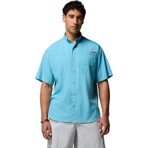 image:imageColumbia Mens PFG Tamiami II Short Sleeve Fishing ShirtVintage Blue