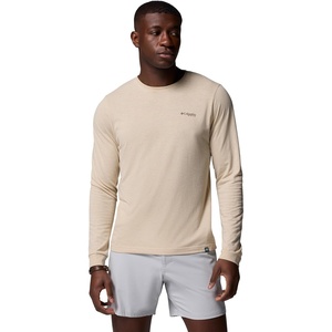 image:imageColumbia Mens PFG Uncharted Graphic Tee Long SleeveAncient Fossil HeatherRedfish Swamplands