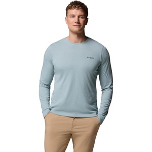 image:imageColumbia Mens PFG Uncharted Graphic Tee Long SleeveCrushed Blue HeatherGuadalupe Drift