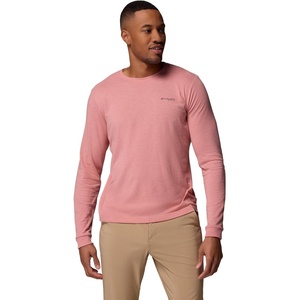 image:imageColumbia Mens PFG Uncharted Graphic Tee Long SleeveRosewood HeatherGuadalupe Drift