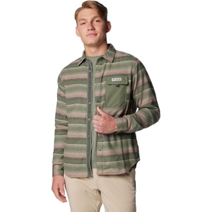image:imageColumbia Mens PFG Uncharted Over ShirtSmokey Sage Lunar Stripe