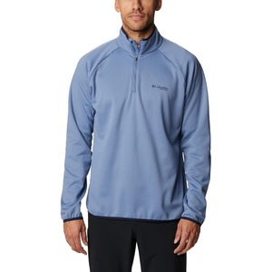 image:imageColumbia Mens Pfg Terminal Fleece 14 ZipBluestoneCollegiate Navy
