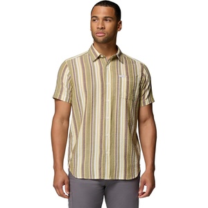 image:imageColumbia Mens Rapid Rivers Novelty Short SleeveMossy GreenIsle Stripe