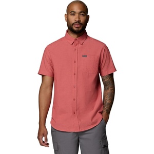 image:imageColumbia Mens Rapid Rivers Novelty Short SleeveWashed RedDiamond Dobby