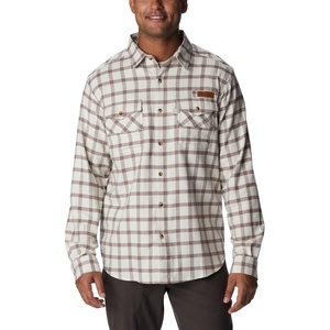 image:imageColumbia Mens Roughtail Stretch Flannel Long SleeveChalk Duck Blind Gingham