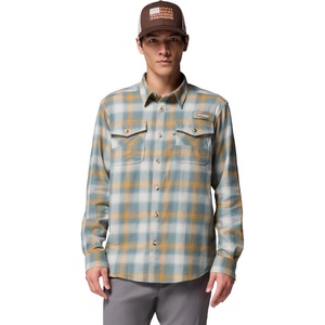image:imageColumbia Mens Roughtail Stretch Flannel Long SleevePond Tracking Check