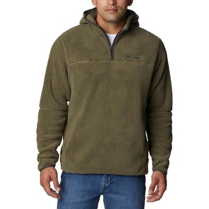 image:imageColumbia Mens Rugged Ridge III Sherpa Pullover HoodieStone Green