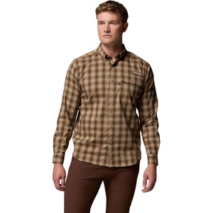 image:imageColumbia Mens Sharptail Long Sleeve Yarn Dye ShirtSurplus Green Triple Check