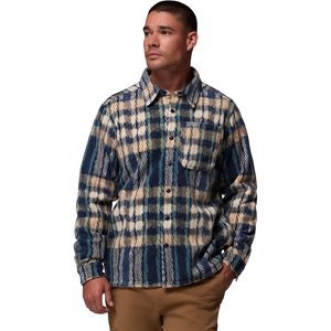 image:imageColumbia Mens Steens Mountain Printed Shirt Jacket IiCollegiate Navy Herringplaid