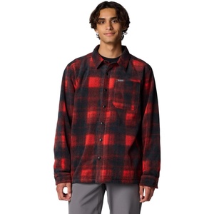 image:imageColumbia Mens Steens Mountain Printed Shirt Jacket IiSail Red Omblur