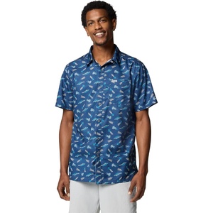 image:imageColumbia Mens Super Slack Tide Camp Shirt Short SleeveCarbon Fly Pride