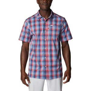 image:imageColumbia Mens Super Slack Tide Camp Shirt Short SleeveCarbon Mid Gingham