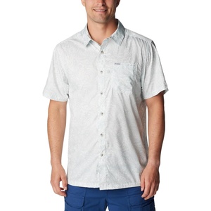 image:imageColumbia Mens Super Slack Tide Camp Shirt Short SleeveCool Grey Tunado Tonal