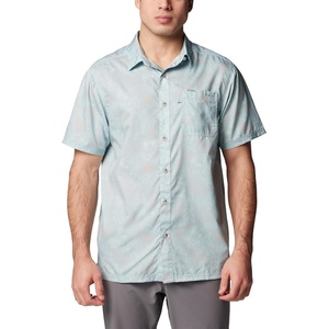 image:imageColumbia Mens Super Slack Tide Camp Shirt Short SleeveCrushed Blue Casted N Blasted