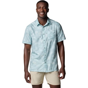 image:imageColumbia Mens Super Slack Tide Camp Shirt Short SleeveCrushed Blue Floridays