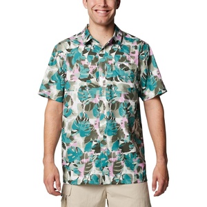image:imageColumbia Mens Super Slack Tide Camp Shirt Short SleeveCypress Ikat Palms