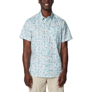 image:imageColumbia Mens Super Slack Tide Camp Shirt Short SleeveIcy Morn Fishtiki