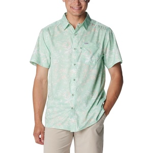 image:imageColumbia Mens Super Slack Tide Camp Shirt Short SleeveNew Mint Kona Kraze