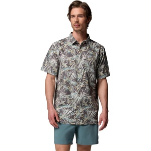 image:imageColumbia Mens Super Slack Tide Camp Shirt Short SleeveNiagaraSeatigers