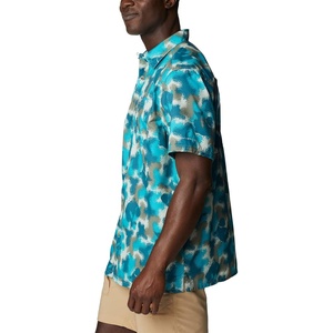 image:imageColumbia Mens Super Slack Tide Camp Shirt Short SleeveOcean Teal Bass Camo
