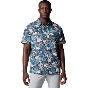 image:imageColumbia Mens Super Slack Tide Camp Shirt Short SleeveShark Tropicfield