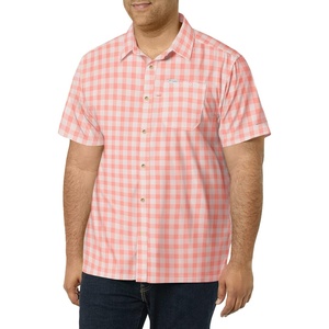image:imageColumbia Mens Super Slack Tide Camp Shirt Short SleeveSorbet Palaka Plaid