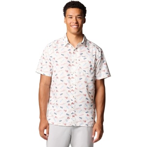 image:imageColumbia Mens Super Slack Tide Camp Shirt Short SleeveWhite Fly Pride