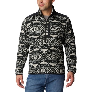 image:imageColumbia Sweater Weather II Printed 12 ZipBlack Checkered Peaks Tonal Print