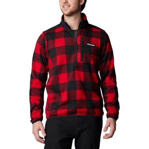 image:imageColumbia Sweater Weather II Printed 12 ZipMountain RedCheck PrintMountain Red Black