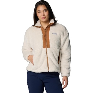 image:imageColumbia Womens Boundless Discovery Sherpa Full Zip IIChalkCamel Brown