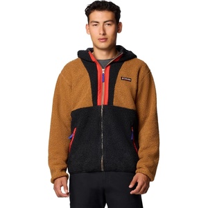 image:imageColumbia mens Backbowl II Remastered Full Zip HoodieCamel BrownBlack