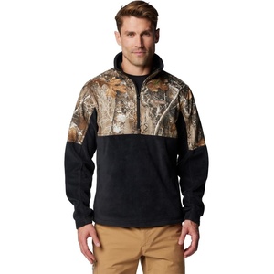 image:imageColumbia mens Phg Fleece Overlay II 14 ZipBlackRealtree Edge