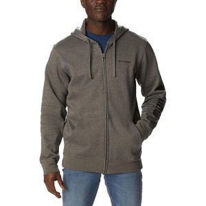 image:imageColumbia mens Trek Full Zip HoodieCharcoal HeatherCsc Sleeve Logo