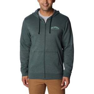 image:imageColumbia mens Trek Full Zip HoodieSpruce HeatherArched Brand Logo
