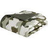 image:imageColumbia 50 x 60 Down Alternative Throw Blanket  Outdoor Essentials for Camping Picnics and Adventures Soft and Cozy Home Essentials for Bed and Living Room 100 Polyester Fill  Blue StripeCamo
