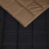 image:imageColumbia 50 x 60 Down Alternative Throw Blanket  Outdoor Essentials for Camping Picnics and Adventures Soft and Cozy Home Essentials for Bed and Living Room 100 Polyester Fill  Blue StripeBlack Taupe