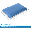 image:imageColumbia Cooling Gel Memory Foam Pillow  Comfortable and Supportive with Cooling amp Breathable Features  Removable Washable Cover Queen