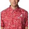 image:imageColumbia Mens Collegiate Super Slack Tide ShirtAla  Red Velvet Fish Fan Print