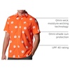 image:imageColumbia Mens Collegiate Super Slack Tide ShirtCle  Spark Orange Logo Print