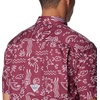 image:imageColumbia Mens Collegiate Super Slack Tide ShirtFsu  Cabernet Fish Fan Print