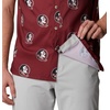 image:imageColumbia Mens Collegiate Super Slack Tide ShirtFsu  Cabernet Logo Print