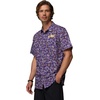 image:imageColumbia Mens Collegiate Super Slack Tide ShirtLsu  Vivid Purple Livin Print