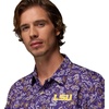 image:imageColumbia Mens Collegiate Super Slack Tide ShirtLsu  Vivid Purple Livin Print