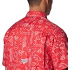 image:imageColumbia Mens Collegiate Super Slack Tide ShirtOs  Intense Red Fish Fan Print