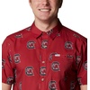 image:imageColumbia Mens Collegiate Super Slack Tide ShirtSc  Beet Logo Print